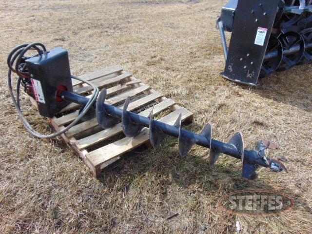Hyd. posthole auger,